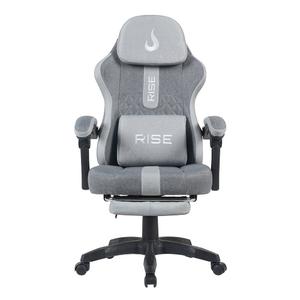 Cadeira Gamer Rise Mode Z11, Ângulo Ajustável, Tecido, Cinza - RM-CG-Z11-GG