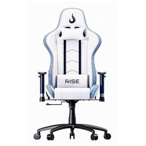 Cadeira Gamer Rise Mode Z6, Ângulo Ajsutável, Braço 2D, RGB, Branco - RM-CG-06-BW-RGB