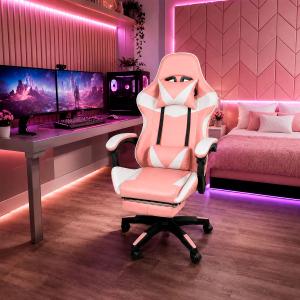Cadeira Gamer Stillus Ergonômica Oficial Apoio de Pés -