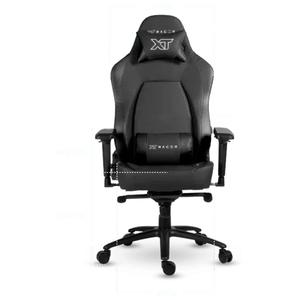 Cadeira Gamer XT Racer Fire Gun, Até 130Kg, Reclinável, Com Almofadas, Cilindro de Gás Classe 4, Couro PU, Preta - XTR-029