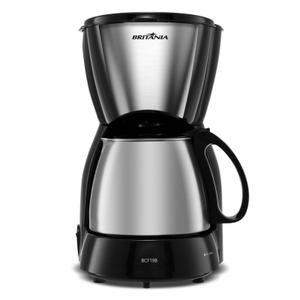 Cafeteira Britânia 18 Cafezinhos BCF19B 550W 127V Inox e Preto