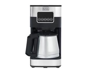 Cafeteira Elétrica Black Decker Touch Programável Jarra Inox Base Aquecedora Filtro Permanente 900W CM350G 220V