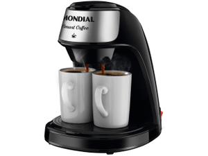 Cafeteira Elétrica Mondial Smart Coffe Preto/Inox 500W 127V - C-42-2X-BI