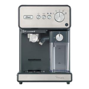 Cafeteira Espresso Oster PrimaLatte Inox para Cápsula, Pó e Sachê