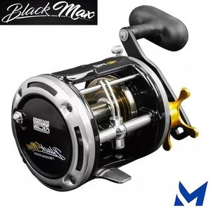 Carretilha Perfil Alto Marine Black Max 50 Perfil Alto 7 Rolamentos