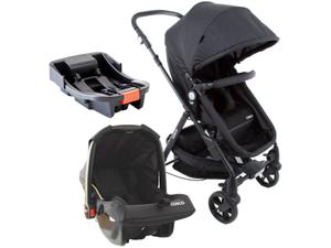 Carrinho de Bebê com Bebê Conforto Cosco Kids Travel System Poppy Trio 0 a 15kg