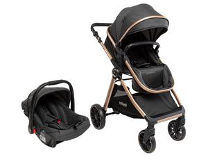 Carrinho de Bebê com Bebê Conforto Reversível Infanti Romanzo Duo 0 a 15kg