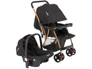 Carrinho de Bebê Reversível com Bebê Conforto Avanti Travel System Owen 6 Rodas 15kg