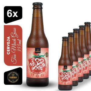 Cerveja Too Much Gose Campinas 355ml Kit 6 unidades