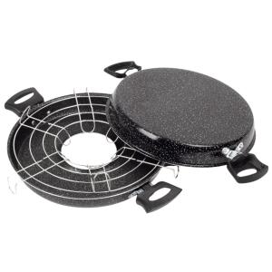 Churrasqueira De Fogão Antiaderente 25Cm Preto Nacional