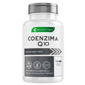 Coenzima Q10 Pura 100% Absorção 500mg 120 Cápsulas Ecomev