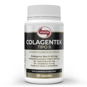 Colágeno Colagentek Tipo II Vitafor 60 Cápsulas