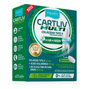 Colágeno Tipo II Cartiliv Multi 30 Comprimidos - Equaliv