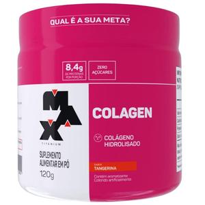 Collagen 120g  Max Titanium Sabor Tangerina