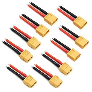 Conector XT60 Macho e Fêmea com Fio de Silicone 14AWG