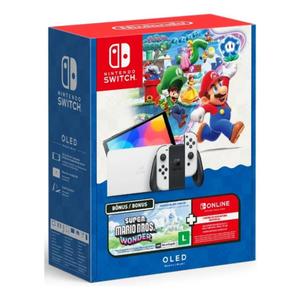 Console nintendo switch oled 64gb mario bros wonder