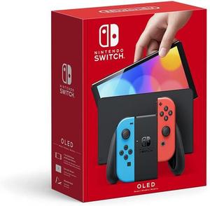 Console Nintendo Switch OLED - Azul e Vermelho Neon
