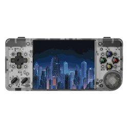 Console Portátil Anbernic RG28XX 64GB Tela 3.0" 5000 Jogos - Preto Transparente