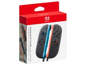Controle para Nintendo Switch 2 Sem fio Joy-Con 2 Azul Claro e Vermelho Claro