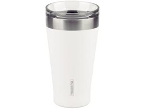 Copo Térmico Parede Dupla com Tampa Tramontina Exata 61646515 Branco 550ml