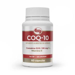COQ-10: Coenzima Q10 e Vitamina E (100mg) 60 Cápsulas