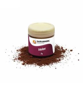 Corante de Vela Cobre 7g Pó Saramanil Anilina A Óleo Tingimento Parafinas barra lentilha gel ceras pote