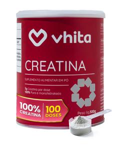 Creatina 300g Monohidratada Pura 100 doses Vhita