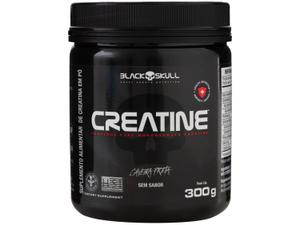 Creatina Monohidratada Pote 300g - Black Skull