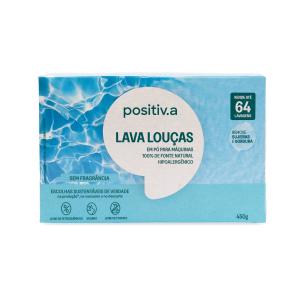 Detergente em pó para Lava louças  Sabão em pó para Máquina De Lavar Louças  Natural Vegano Hipoalergênico 450g  positiv.a eco