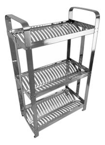 Escorredor de Inox Makinox para 60 Pratos - Industrial - 0811 - 304441