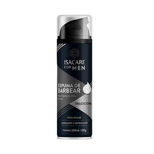 Espuma de Barbear Isacare For Men Tradicional 200ml