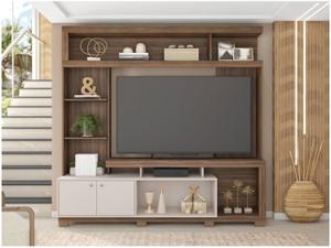 Estante Home Bambam Para TV até 65 Polegadas Marrom Caemmun
