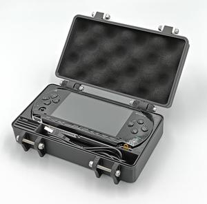 Estojo de transporte protetor para PSP 1000 com espaço para 4 jogos