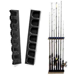 Expositor de Parede Varas de Pesca Suporte Top Rack Rochel