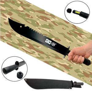 Facão Esportivo Camping Faca Rambo Camping Pesca Trilha