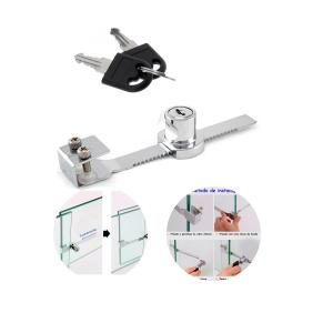 Fechadura Para Vitrine Freezer Trava Jacaré 140mm Cromada
