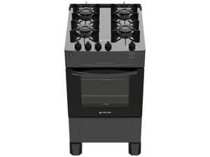 Fogão 4 Bocas Com Mesa de Vidro Atlas Mônaco Top Glass Bivolt