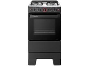 Fogão 4 Bocas Esmaltec Preto Ideal Super 4121