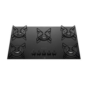 Fogão Cooktop 5 Bocas Mesa Vidro Atlas Agile Up Preto Bivolt