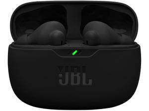 Fone De Ouvido Bluetooth Sem Fio JBL Wave Beam 2 Com Microfone - Preto