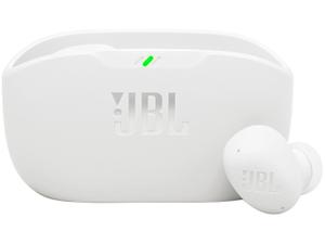 Fone de Ouvido JBL Wave Buds 2 Bluetooth 5.3 Cancelamento de Ruído Bateria Até 40 Horas - Branco