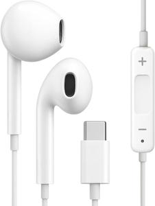 Fone de Ouvido Tipo C Peining Som Estéreo HD Microfone Integrado Conexão Digital Alta Qualidade, Compativel com Samsung