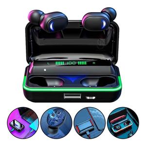 Fone de ouvido via bluetooth tws E10 a prova dágua e powerbank mais vendido Lindo