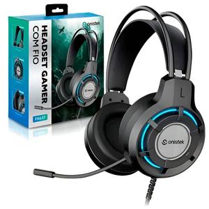 Fone Gamer Com Microfone e Iluminacao Fone de Ouvido Para PC Computador PS4 PS5 Xbox Onistek