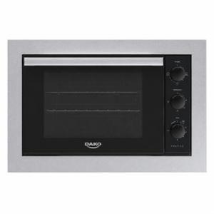 Forno de Embutir Elétrico 44 Litros Limpa Fácil Preto e Inox Dako Prátiko