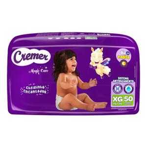 Fralda Descartável Cremer Magic Care Hiper XG 50 Tiras