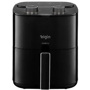 Fritadeira Air Fryer Elgin 3,5L Facilita Fry AFG35 Preta 1400W Sem Óleo Grelha Removível 127V