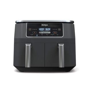 Fritadeira Air Fryer Ninja DZ201 Foodi 8 litros 6 em 1 DualZone Cinza
