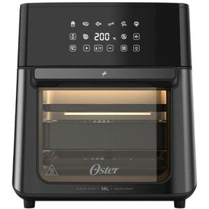 Fritadeira Oster Oven Fryer 14L Digital Touch 3 em 1 Air Fryer e Forno Preta 110V