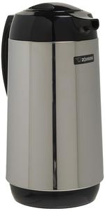 Garrafa Thermal Serve Zojirushi 1.0L em aço inoxidável polido